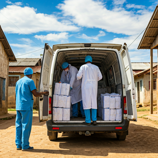 Chelia Charity team sharing program updates with the community
